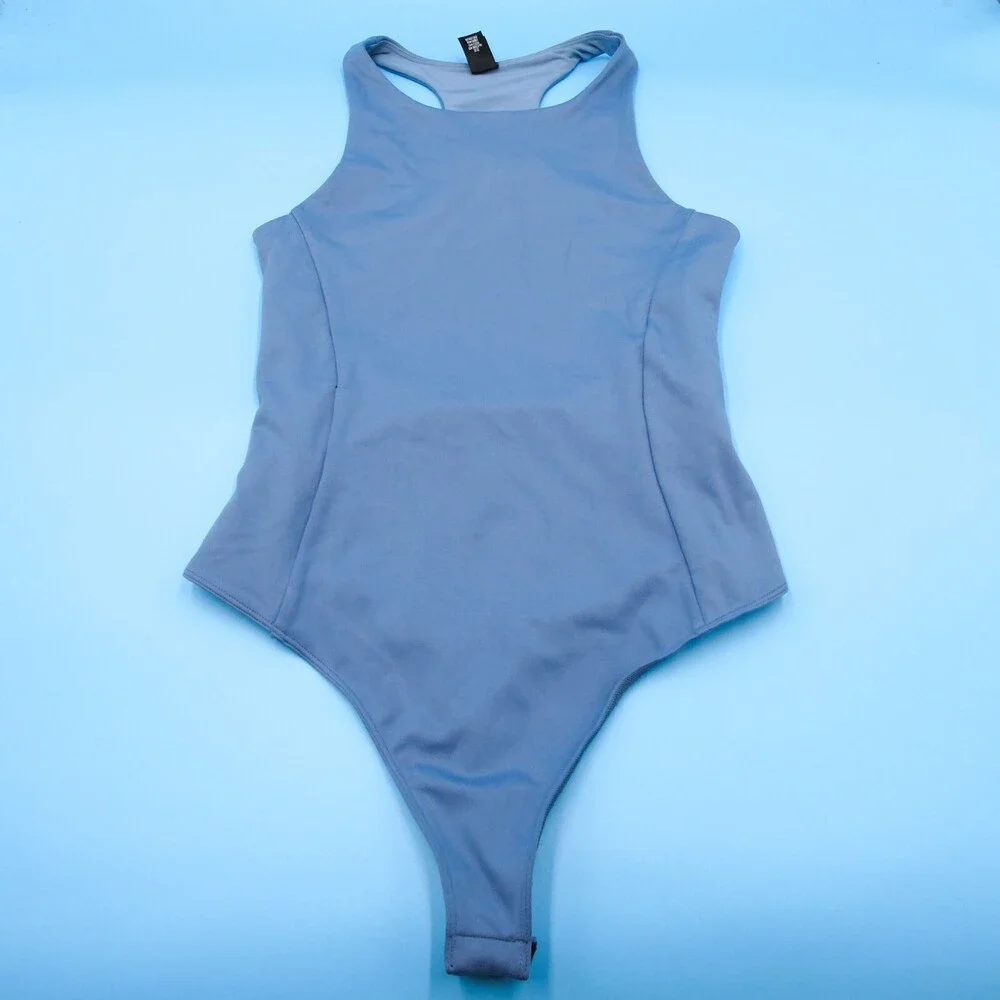 Victorias Secret Blue Small On Point‎ Racerback Bikini One Piece Swimsuit New